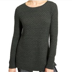 Athleta Honeycomb Green Sweater Size XS